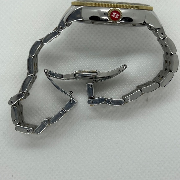 Michele Gold/Silver Harbor 2 Tones Dial Mww28a000002 Watch NWT - Picture 7 of 15